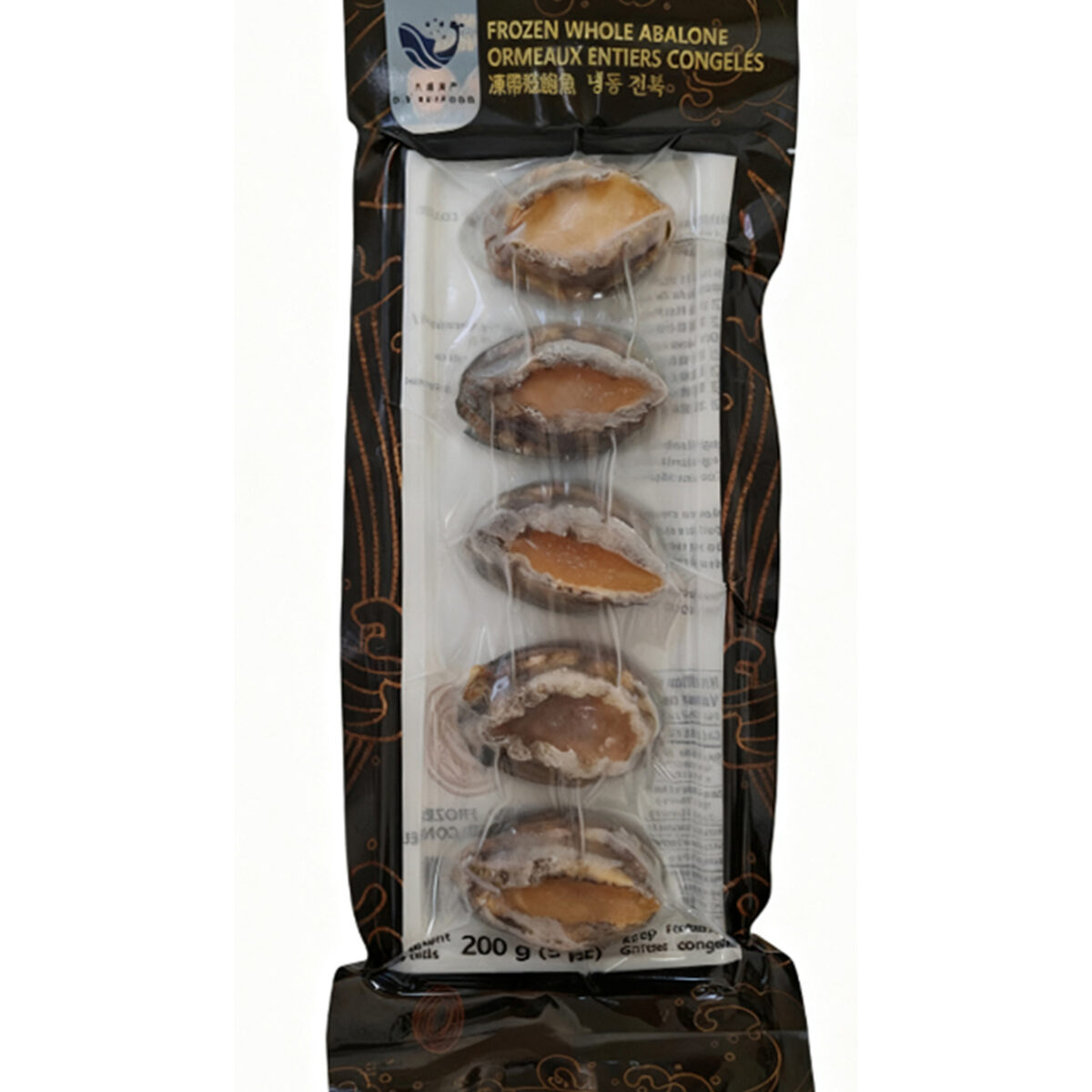 Frozen Whole Abalone 200g