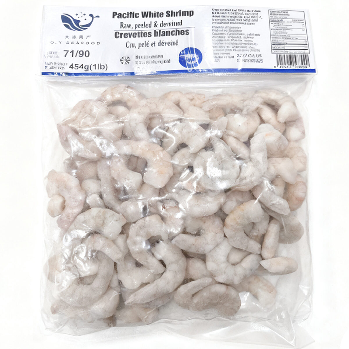 Pacific White Shrimp 71/90 1LB
