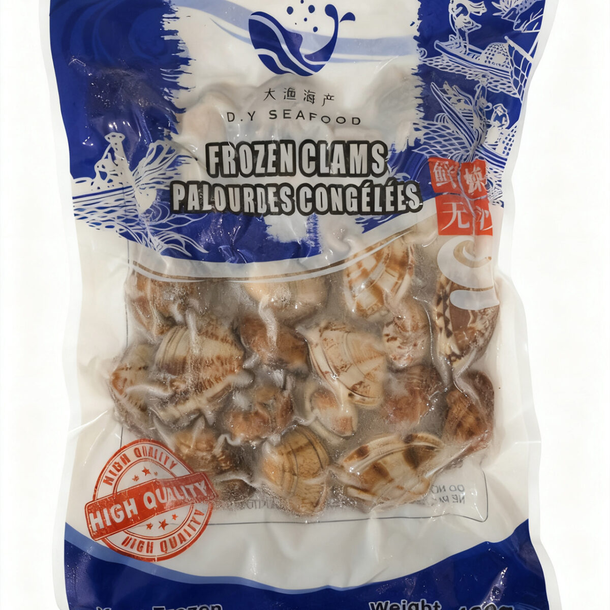 Frozen clams 400g