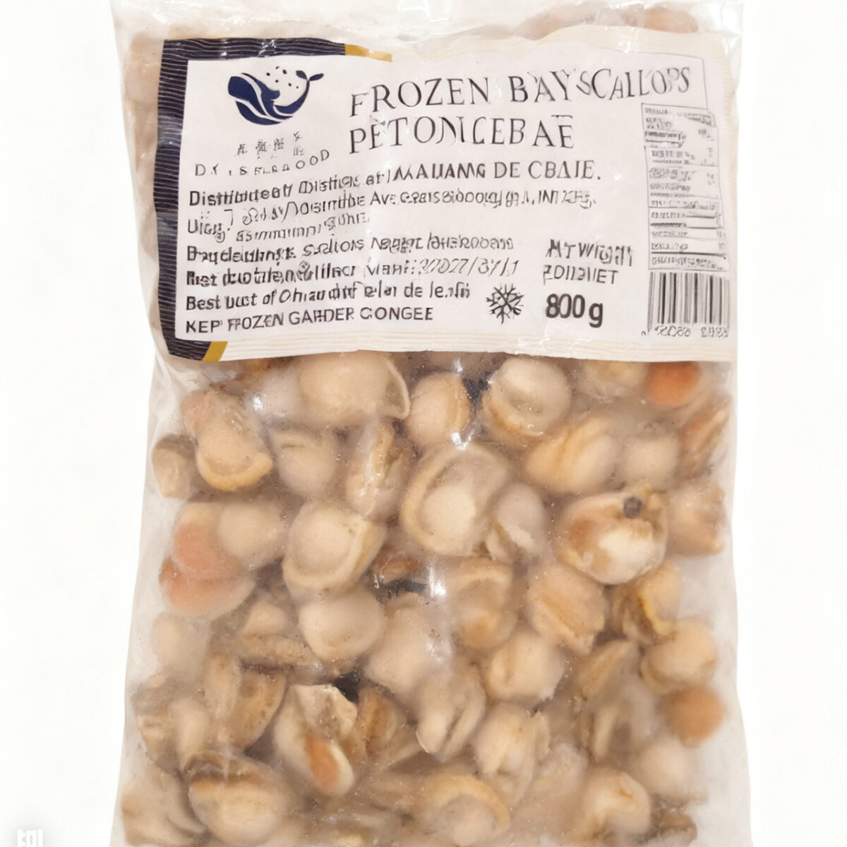 FROZEN BAY SCALLOPS 800g