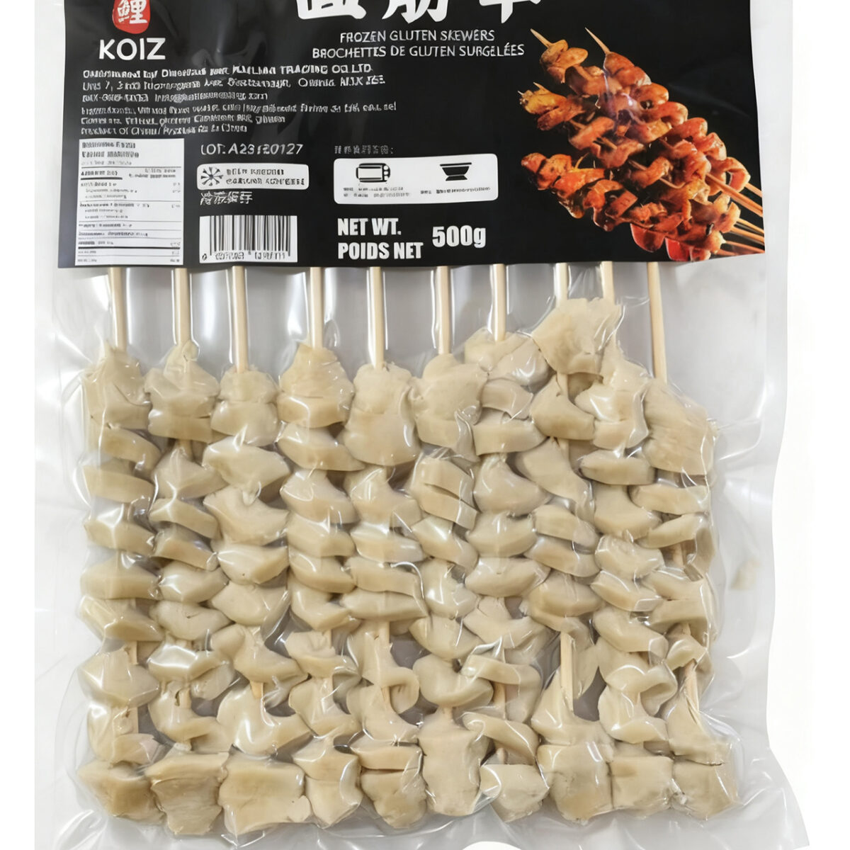 FROZEN GLUTEN SKEWERS 500G